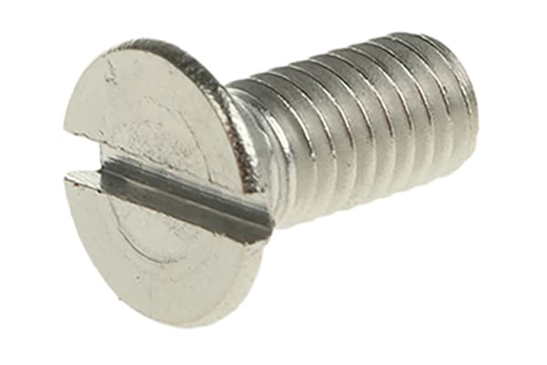 Product image for A4 s/steel slot csk head screw,M5x12mm