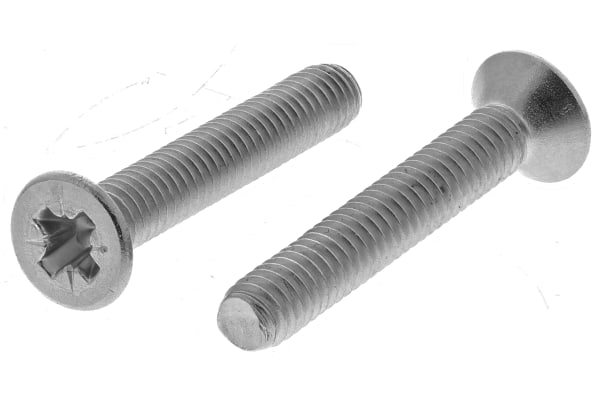 Product image for A4 s/steel cross csk head screw,M4x25mm