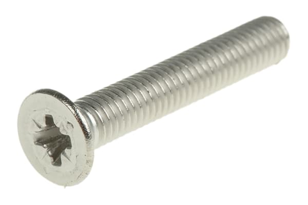 Product image for A4 s/steel cross csk head screw,M5x30mm