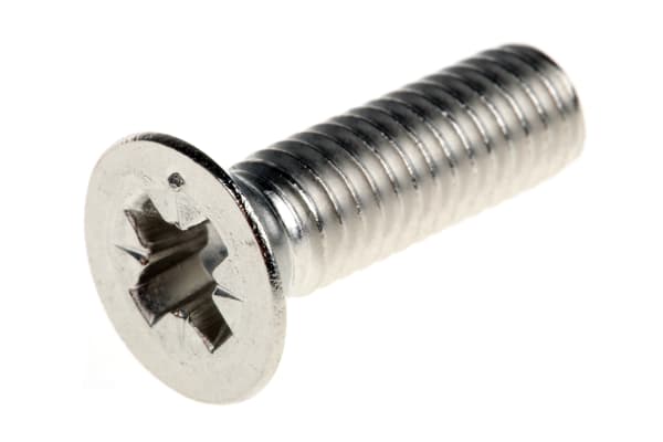 Product image for A4 s/steel cross csk head screw,M6x20mm