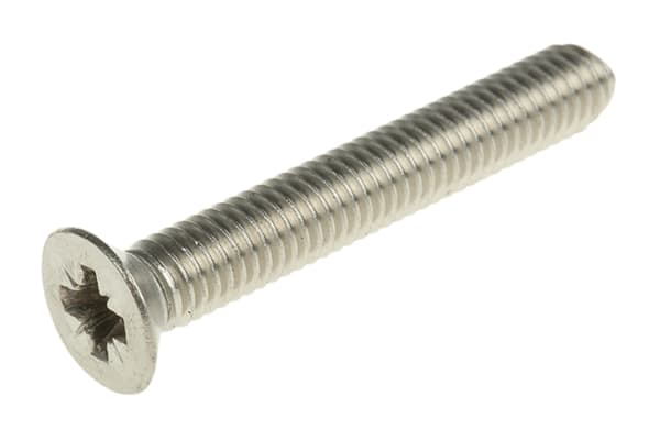 Product image for A4 s/steel cross csk head screw,M6x40mm