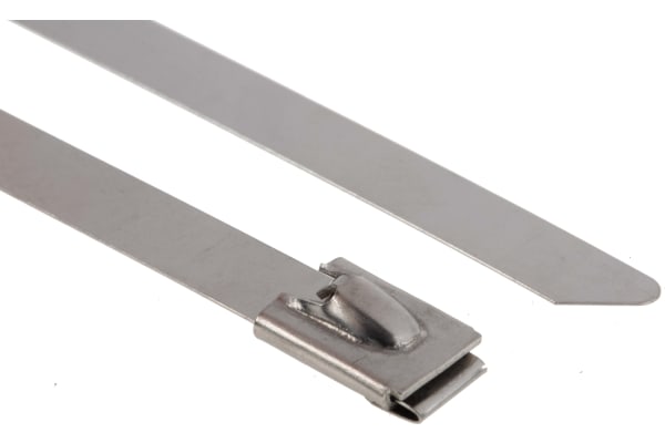 Product image for Stainless steel cable tie,359x7.9mm