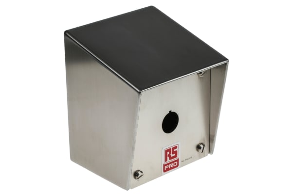 Product image for S steel Pushbutton enc Slope Roof