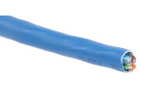 Product image for LSZH Cat6 4pair UTP Datatwist 100m blue