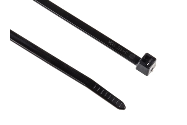 Product image for Black nylon cable tie 200x4.6mm