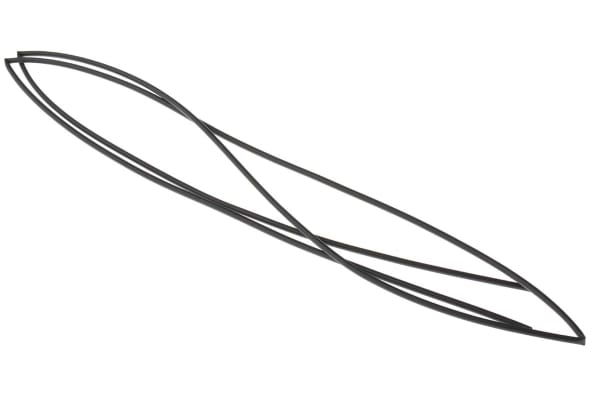 Product image for Black heatshrink tubing,1.6mm bore