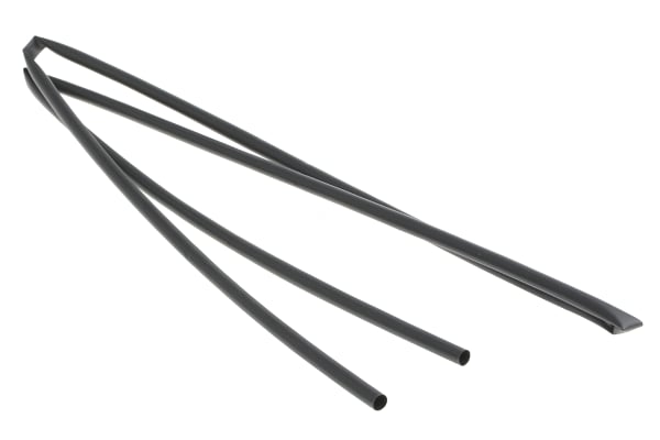 Product image for Black heatshrink tubing,4.8mm bore