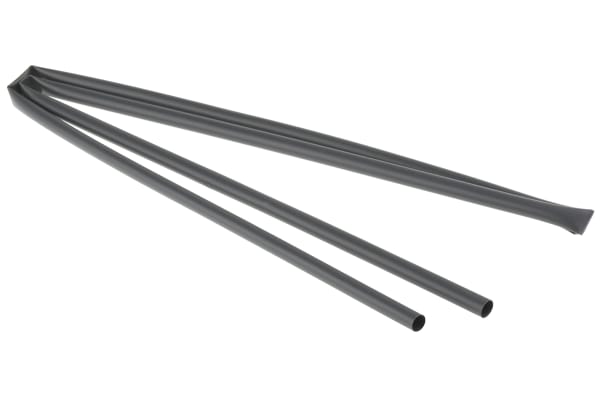 Product image for Black heatshrink tubing,6.4mm bore
