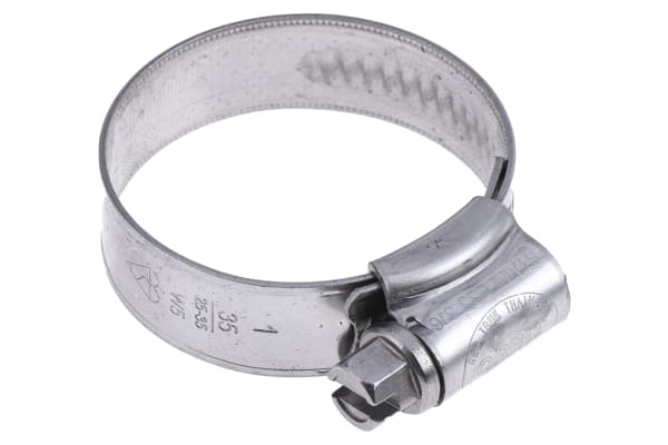 Product image for 316 SS WORM DRIVE HOSE CLIP, 25-35MM