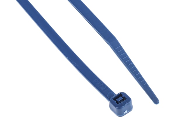 Product image for Metal content tie 150x3.6mm blue