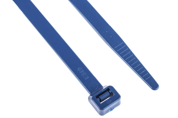 Product image for METAL CONTENT TIE 380X7.6MM BLUE