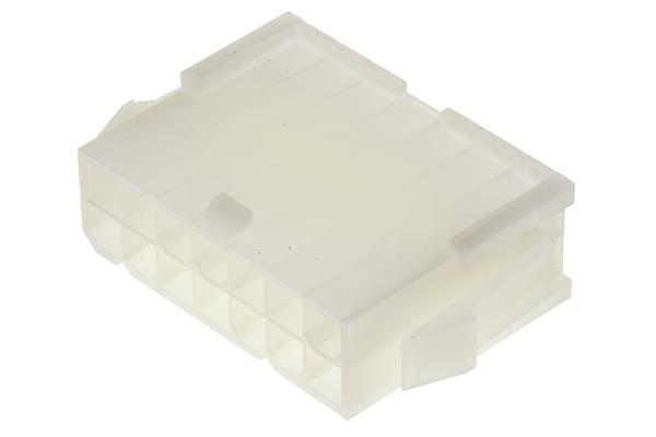 Product image for 14 way dual row panel mount plug