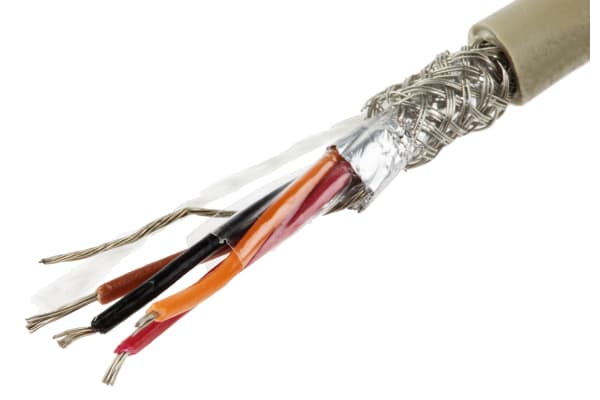 Product image for 4 CONDUCTOR 24AWG FOIL/BRAID SHIELD