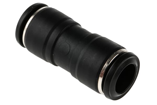 Product image for RS PRO Tube-to-Tube Pneumatic Straight Tube-to-Tube Adapter, Push In 12 mm to Push In 12 mm