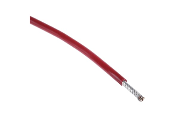 Product image for Wire 24 AWG PVC 300V UL1007 Red 30m