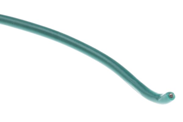 Product image for Wire 24 AWG PVC 300V UL1007 Green 30m