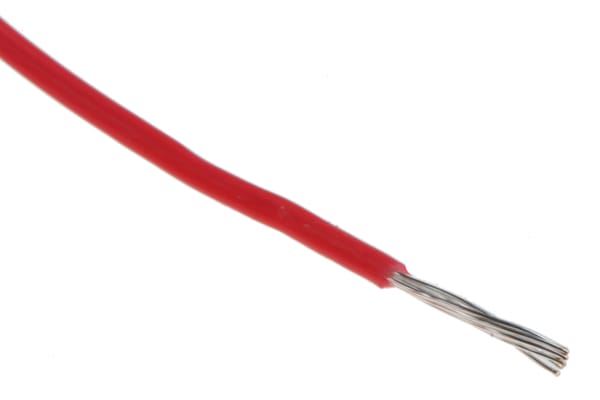 Product image for Wire 26AWG 600V UL1213 Red 30m