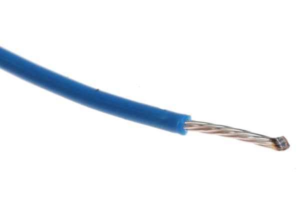 Product image for Wire 24AWG 600V UL1213 Blue 30m