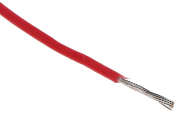 Product image for Wire 22AWG 600V UL1213 Red 30m