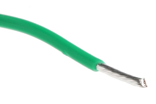 Product image for Wire 20AWG 600V UL1213 Green 30m