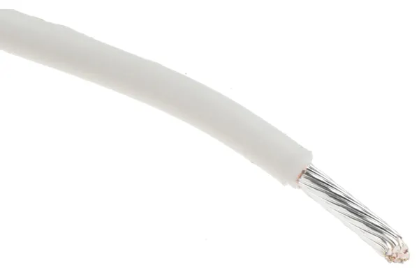Product image for Wire 18AWG 600V UL1213 White 30m