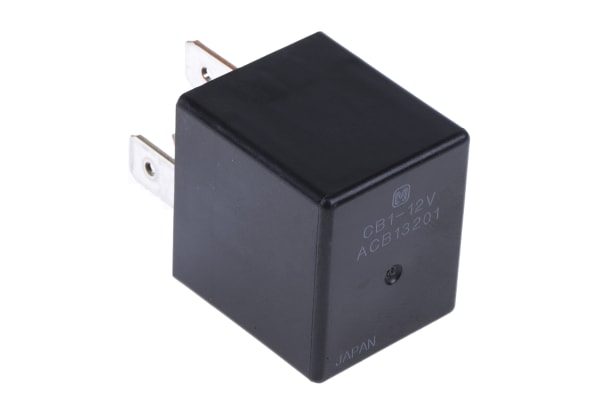 Product image for PLUGIN RELAY,ISO,SPDT, 40/30A 12VDC