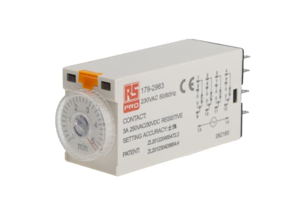 Product image for Analogue Time Relay. 14 pin 4PCO