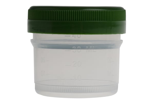 Product image for 40ml Histology specimen container, PP, G