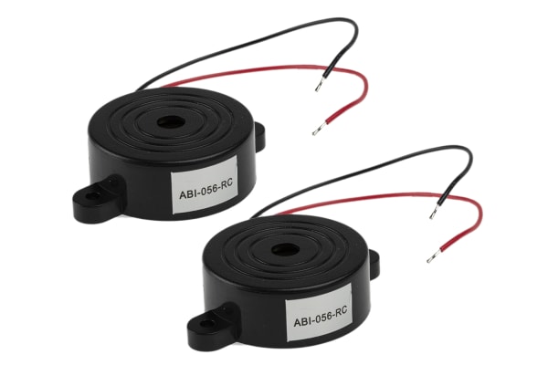 Product image for PIEZO BUZZER 3-28VDC SLOW PULSE FLANGE M