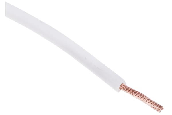 Product image for White tri-rated cable 0.75mm 100m