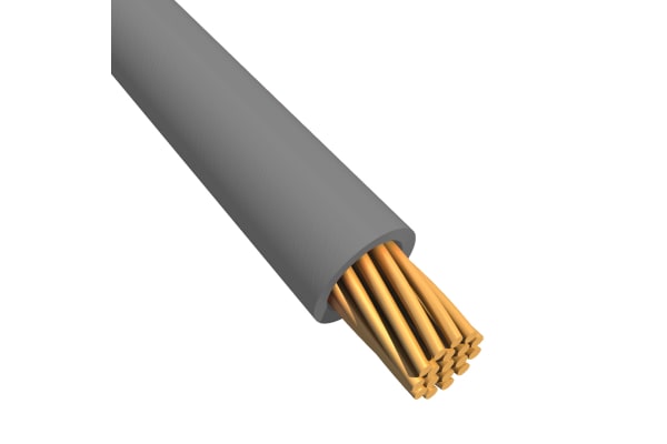 Product image for GREY TRI-RATED CABLE 1.0MM 100M