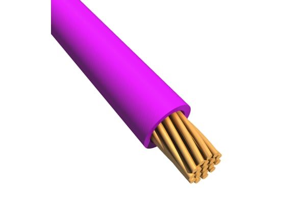 Product image for VIOLET TRI-RATED CABLE 1.0MM 100M