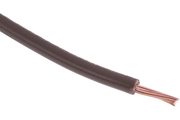 Product image for Brown tri-rated cable 1.5mm 100m