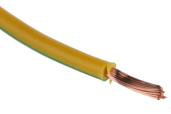 Product image for Green/yellow tri-rated cable 2.5mm 100m