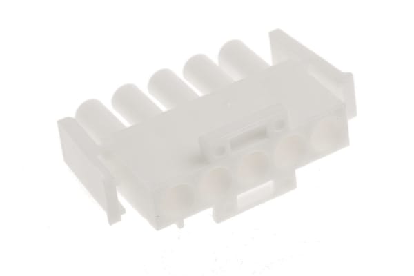 Product image for 5 way white plug housing