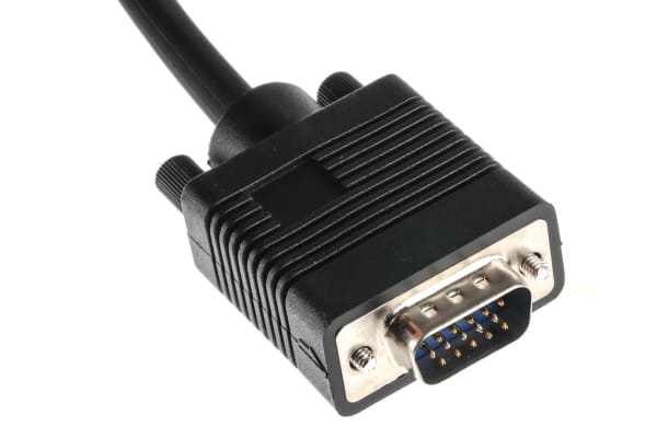 Product image for 15mtr VGA/SVGA HD15 M-M Cable - Black