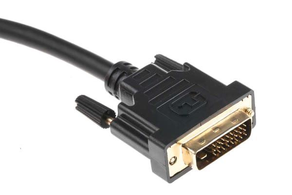 Product image for 10mtr DVI-D M - HDMI M Cable - Black