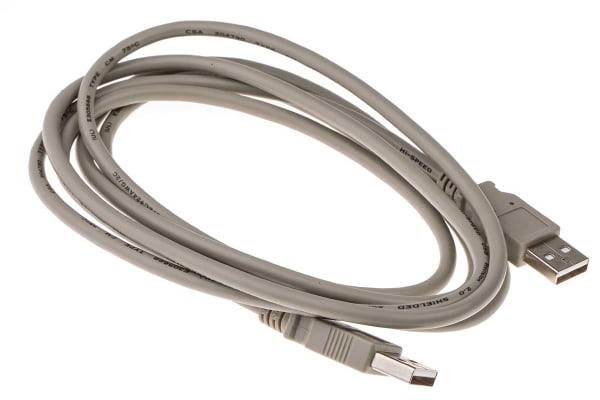 Product image for 2mtr USB 2.0 A M - A M Cable - Beige