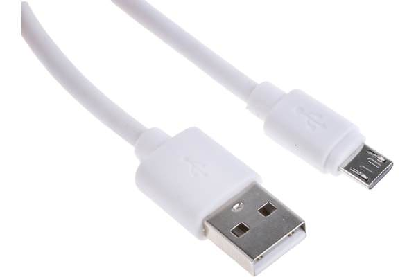 Product image for 15cm USB 2.0 A M  - Micro B M Cable - Wh