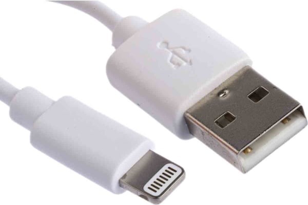 Product image for 1MTR USB 2.0 A M - LIGHTENING M CABLE -