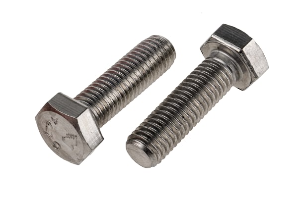 Product image for A4 s/steel hexagon set screw,M12x40mm