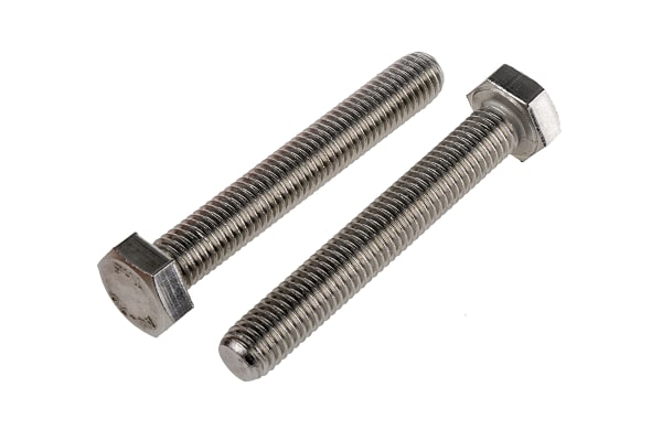 Product image for A4 s/steel hexagon set screw,M12x80mm