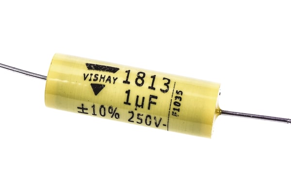 Product image for MKT1813 POLYESTER CAP 1UF 250V 10%