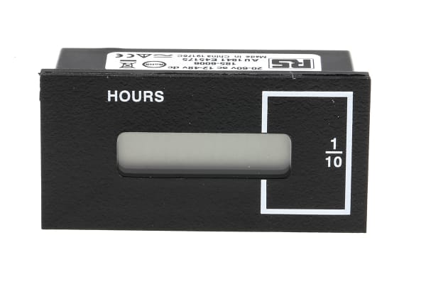 Product image for 2 WIRE HOUR METER,12-48VDC/20-60VAC