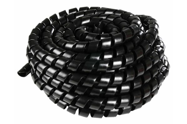 Product image for SPIRAL WRAP 63MM X 3.5MM X 20M BLACK