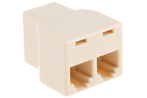 Product image for 6 way female to 2 female RJ11 adaptor