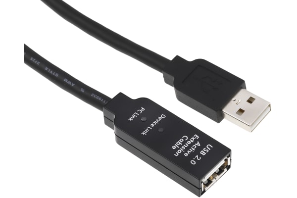 Product image for 5M USB 2.0 ACTIVE EXTENSION CABLE - M/F