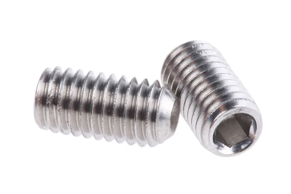 Product image for A4 s/steel hex socket set screw,M5x10mm