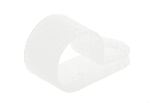 Product image for Natural Nylon P-clip, 11mm Bundle Dia