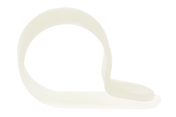 Product image for Natural Nylon P-clip, 20.5mm Bundle Dia